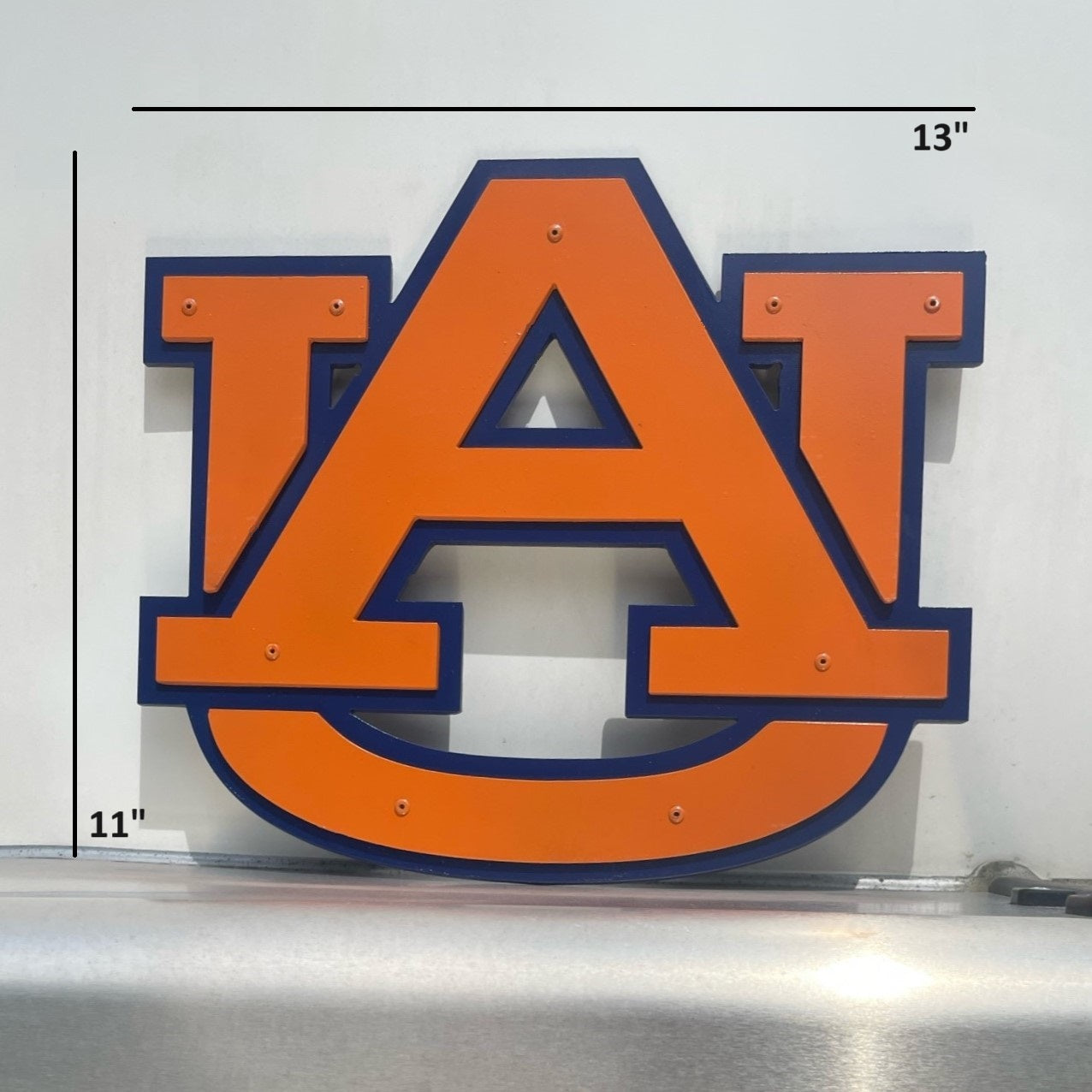 Auburn Logo Wall Art, Blue and Orange