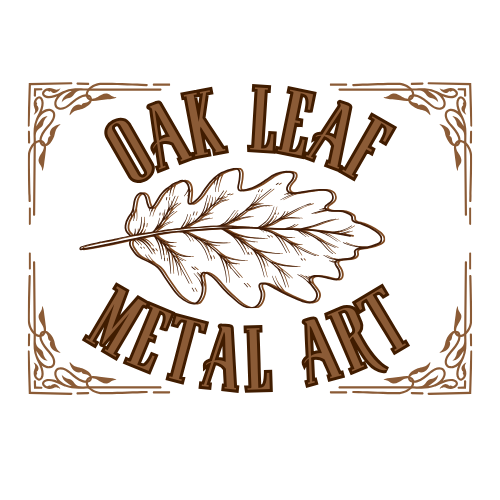 Oak Leaf Metal Art